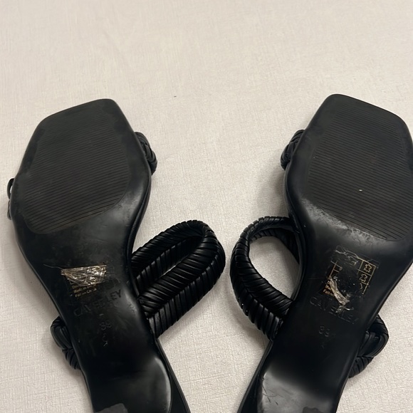 Caverley Venus Mule Black Hand Braided Leather - Picture 9 of 11